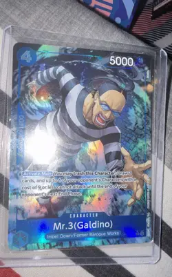Mr.3(Galdino) (056) (Alternate Art) OP16-056 The Time of Battle Foil - Image 1