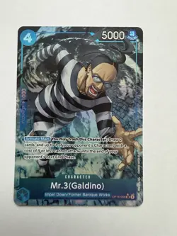 Mr.3(Galdino) (056) (Alternate Art) OP16-056 The Time of Battle Foil - Image 1