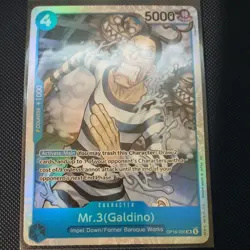 Mr.3(Galdino) OP16-056 SR NM One Piece The Time of Battle English - Image 1