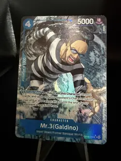 Mr.3(Galdino) (056) (Alternate Art) OP16-056 The Time of Battle Foil - Image 1