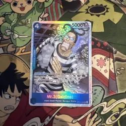 Mr.3(Galdino) OP16-056 SR NM One Piece The Time of Battle English - Image 1