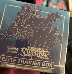Pokemon Sword Shield Battle Styles Elite Trainer Box Sealed - Image 1