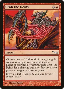 Grab the Reins 1x MtG Mirrodin MRD SP/NM - Image 1