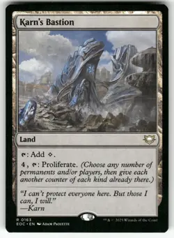 Karn's Bastion 163 Rare Commander: Edge of Eternities Magic: The Gathering NM - Image 1