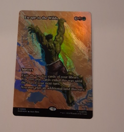 Escape to the Wilds Comic FOIL NM Marvel Super Heroes MTG MAGIC THE GATHERING - Image 1