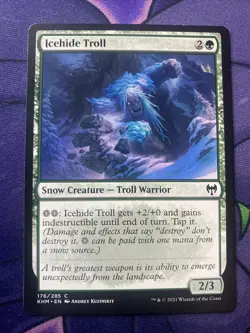 Magic The Gathering Kaldheim Icehide Troll 176/285 - Image 1