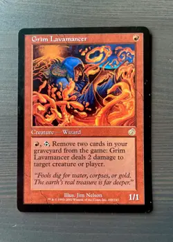 Grim Lavamancer Torment Regular - light play - Image 1