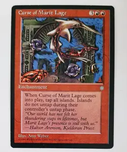 ►CURSE OF MARIT LAGE ►ICE AGE 1995 EISZEIT ►NM ►RED ►MAGIC THE GATHERING ►MTG - Image 1