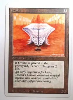 ►ONULET ►REVISED 3.EDITION 1994 ►EX ►ARTIFACT CREATURE ►MAGIC THE GATHERING ►MTG - Image 1