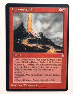 ►LAVAAUSBRUCH ►EISZEIT 1995 ►NM ►ROT ►MAGIC MTG ►ICE AGE Lava Burst - Image 1