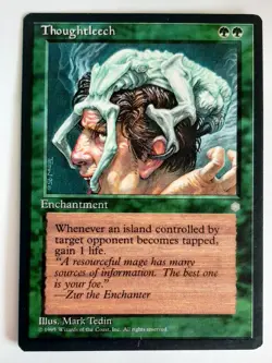 ►THOUGHTLEECH ►ICE AGE 1995 EISZEIT ►NM ►GREEN ►MAGIC THE GATHERING ►MTG - Image 1