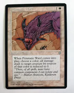 ►PRISMATIC WARD ►ICE AGE 1995 ►NM ►WHITE ►MAGIC THE GATHERING ►MTG PRISMASCHUTZ - Image 1