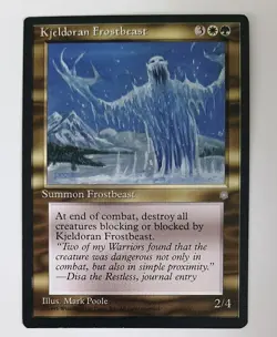 ►KJELDORAN FROSTBEAST ►ICE AGE 1995 EISZEIT ►NM ►MULTICOLOR ►MAGIC ►MTG - Image 1