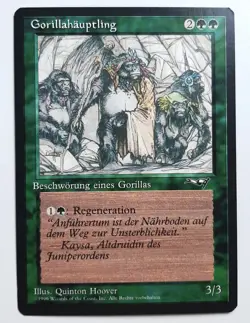 ►GORILLAHAUPTLING ►ALLIANZEN 1996 ►NM ►GRUN ►MTG MAGIC ►Gorilla Chieftain - Image 1