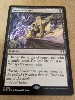 Imp's Mischief - Commander Masters Regular - Mtg - Image 1