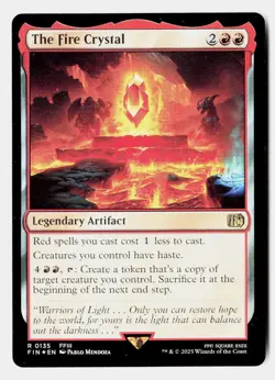 The Fire Crystal 135 Rare FINAL FANTASY Magic: The Gathering Foil - Image 1