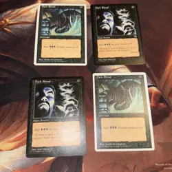 Dark Ritual X4 Mtg Tempest Fourth 4th Edition Lp - Image 1