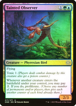 MTG - Tainted Observer - Foil - Phyrexia: All will be One - Magic the Gathering - Image 1