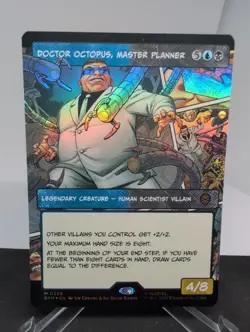 MTG Doctor Octopus Master Planner 0228 Spider-Man Foil Borderless Free P&P - Image 1