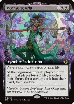 Mornsong Aria (Extended Art) 361 Lorwyn Eclipsed Magic NM - Image 1