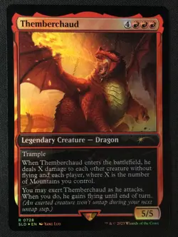 MTG Secret Lair Drop Series #728 Themberchaud FOIL NM - Image 1