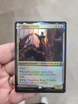 Mtg Marvel Black Panther Hope Enduring / King T'Challa Double Sided Foil M 0219 - Image 2