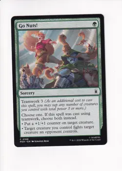 MAGIC THE GATHERING MTG MARVEL SUPER HEROES GO NUTS (#1) - Image 1