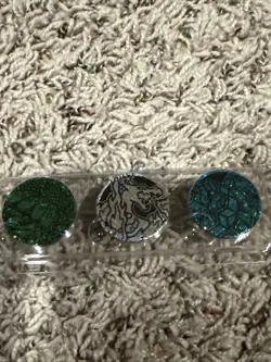 3x) Pokemon Japanese VMAX Coins Charizard Blastoise Venusaur Shiny Holo Lot RARE - Image 1