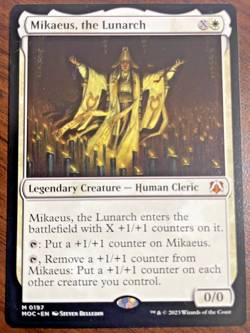 MTG - Mikaeus, the Lunarch 197 - March of the Machine MOC Non-Foil Mythic - NM - Image 1