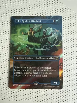 Magic The Gathering Marvel Loki, God of Mischief Rare Foil 0343 - Image 1