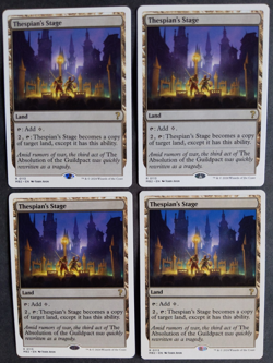 Thespian's Stage (White Border) x4 Lot | MTG Mystery Booster 2 | NM | Rare Lot | - Image 1