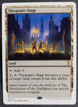 Thespian's Stage (White Border) x4 Lot | MTG Mystery Booster 2 | NM | Rare Lot | - Image 2