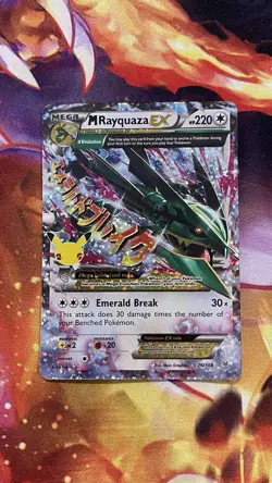 M Rayquaza Ex 76/108 - Celebrations: Classic Collection - NM - Pokemon - Image 1