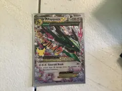 Pokemon TCG M Rayquaza EX 76/108 Celebrations Classic Collection NM Condition - Image 1