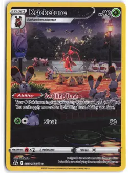Kricketune GG02/GG70 Holo Crown Zenith Galarian Gallery Pokemon NM - Image 1