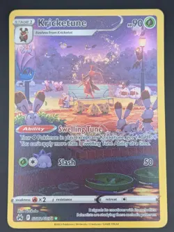 Kricketune GG02/GG70 Holo NM Crown Zenith Galarian Gallery Pokemon - Image 1
