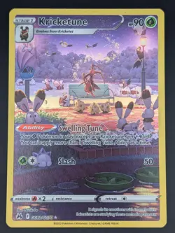 Kricketune GG02/GG70 Holo NM Crown Zenith Galarian Gallery Pokemon - Image 1