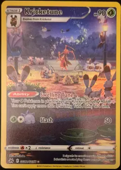 Kricketune GG02/GG70 Holo Crown Zenith Galarian Gallery Pokemon Holo NM/M - Image 2