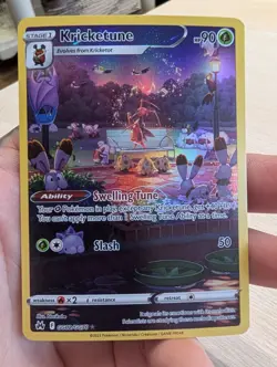 Kricketune - GG02/GG70 - Pokemon Crown Zenith Galarian Gallery Holo Card NM - Image 1
