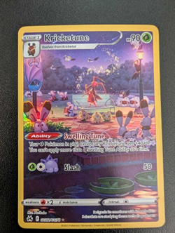 Kricketune GG02/GG70 Pokemon Crown Zenith - Galarian Gallery - Holo Rare - NM - Image 1