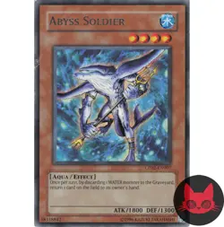 Yugioh Abyss Soldier CP02-EN007 Rare LP - Image 1