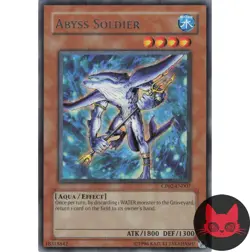 Yugioh Abyss Soldier CP02-EN007 Rare NM - Image 1