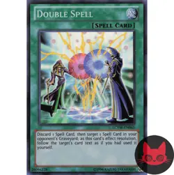 Yugioh Double Spell LCYW-EN065 Super Rare NM - Image 1