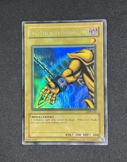 Yugioh Right Arm of The Forbidden One Wavy LOB-122 Original Print 2002 - Image 1