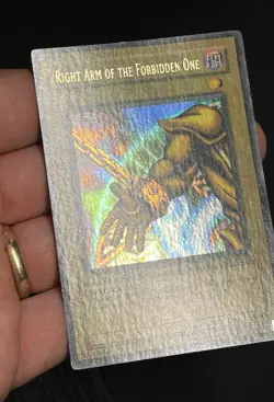 Yugioh Right Arm of The Forbidden One Wavy LOB-122 Original Print 2002 - Image 2