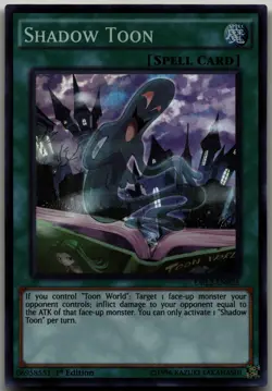 Shadow Toon Super Rare Dragons of Legend 2 DRL2-EN025 LP - Image 1