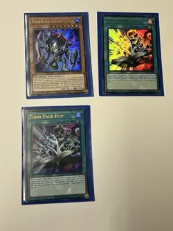 ⁠Yugioh Toon Lot 1st Ed Toon Page-Flip TOCH-EN004 Black Luster Soldier NM⁠ - Image 1