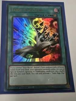 ⁠Yugioh Toon Lot 1st Ed Toon Page-Flip TOCH-EN004 Black Luster Soldier NM⁠ - Image 3