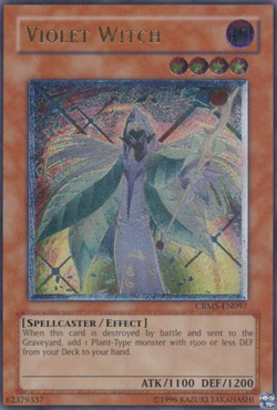 1X NM Ultimate Rare - Violet Witch - CRMS-EN097 Unlimited yugioh - Image 1