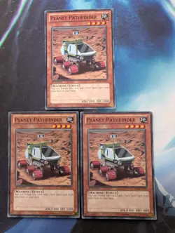 YuGiOh! Planet Pathfinder ABYR-EN010 x3 PLAYSET 1st Ed - Image 1